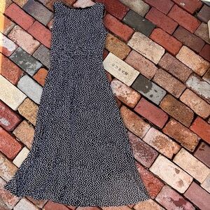 Jessica Howard Black Dress with White Dots